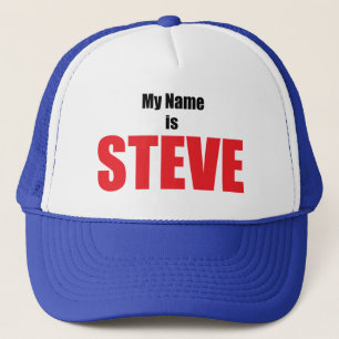 Gorra De Camionero Mi nombre es Steve