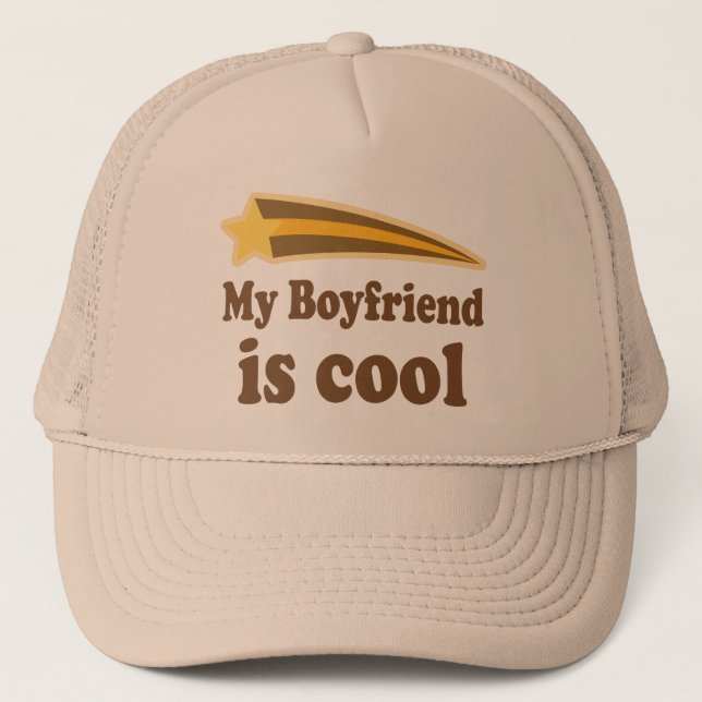 Gorra De Camionero Mi novio es fresco (Anverso)