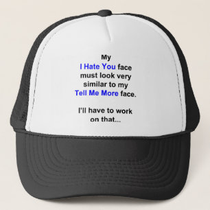 Gorra De Camionero Mi "Odio Tu Cara"...