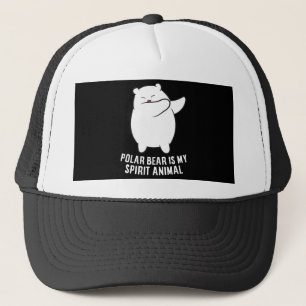 Gorra De Camionero Mi oso polar de animal espiritual