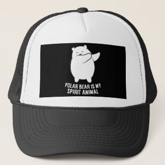 Gorra De Camionero Mi oso polar de animal espiritual