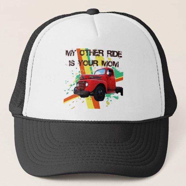 GORRA DE CAMIONERO MI OTRO PASEO ES SU MAMÁ (Anverso)
