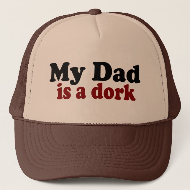 Gorra De Camionero Mi papá es un Dork (Anverso)