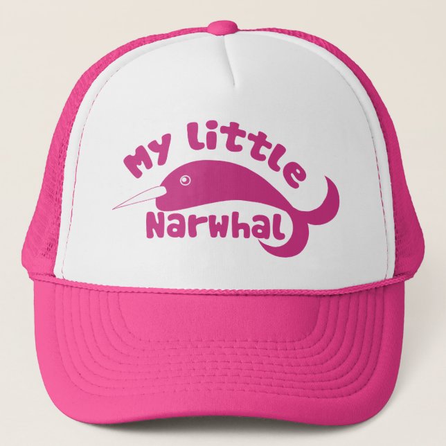 Gorra De Camionero Mi pequeño Narwhal (Anverso)