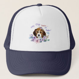 Gorra De Camionero Mi perro cree que soy el Ilustracion Perfecto del