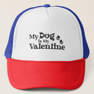 Gorra De Camionero Mi perro es mi San Valentín - Corazones y divertid