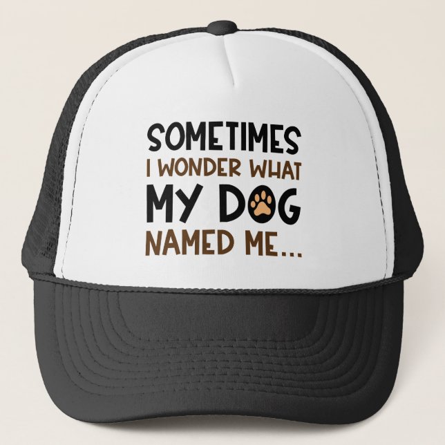 Gorra De Camionero Mi Perro Me Llamó (Anverso)