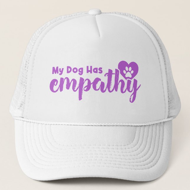 Gorra De Camionero Mi perro tiene empatía (Anverso)