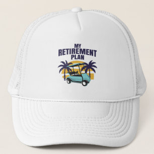 Gorra De Camionero Mi plan de jubilación de golf