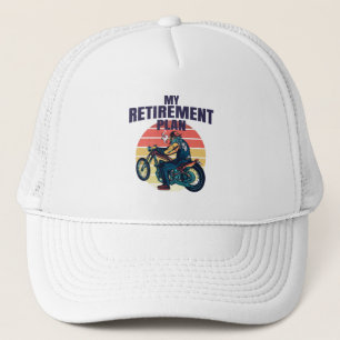 Gorra De Camionero Mi plan de retiro para la motocicleta
