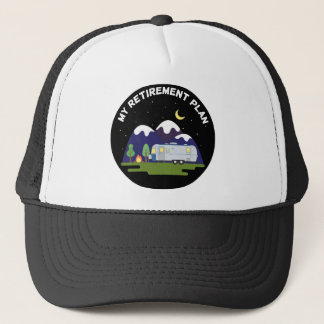 Gorra De Camionero Mi plan de retiro - RV de remolque de caravana - R