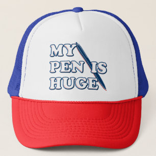 Gorra De Camionero Mi Pluma Es Un Humor Sarcástico Enorme Y Gracioso.