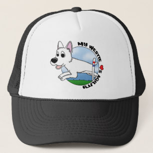 Gorra De Camionero Mi Westie ama agilidad
