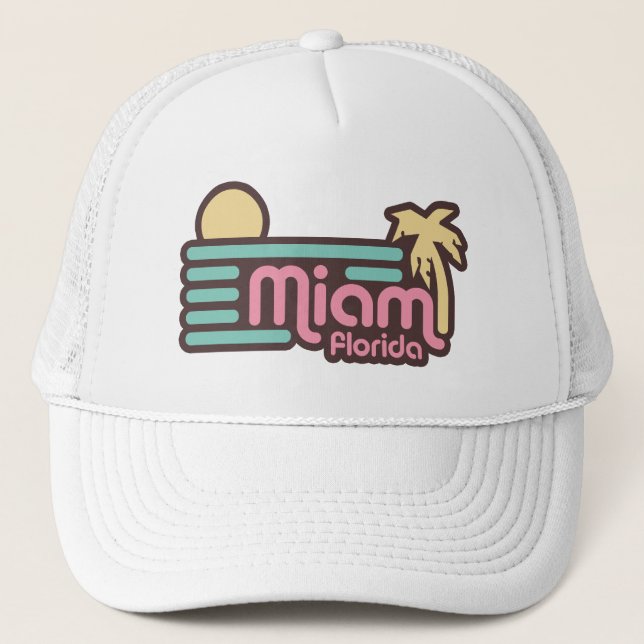 Gorra De Camionero Miami (Anverso)