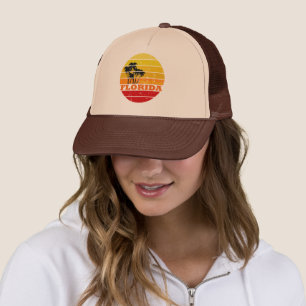 Gorra De Camionero Miami beach Florida vintage sunset