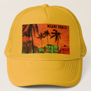 Gorra De Camionero Miami Beach, la Florida