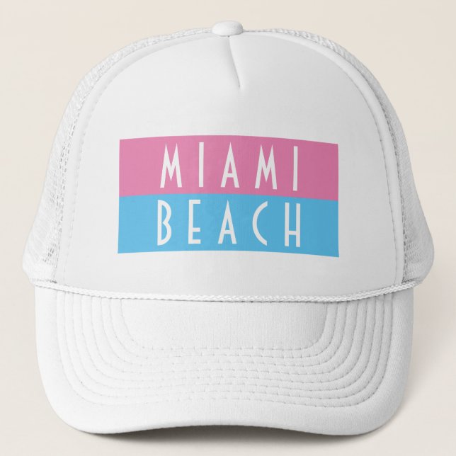 Gorra De Camionero Miami Beach Vice Trucker Hat (Anverso)