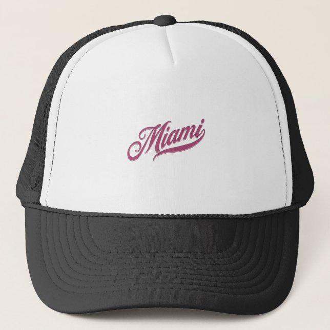 Gorra De Camionero Miami Florida (Anverso)