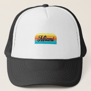 Gorra De Camionero Miami retro