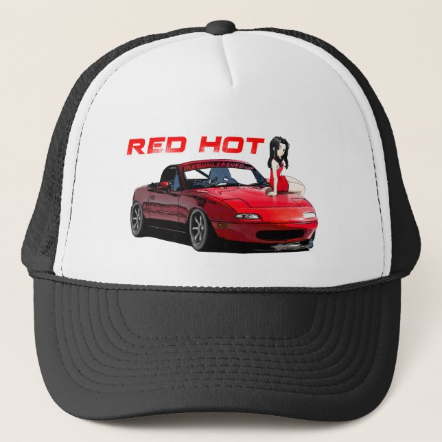 Gorra De Camionero Miata MX-5 candente (Anverso)