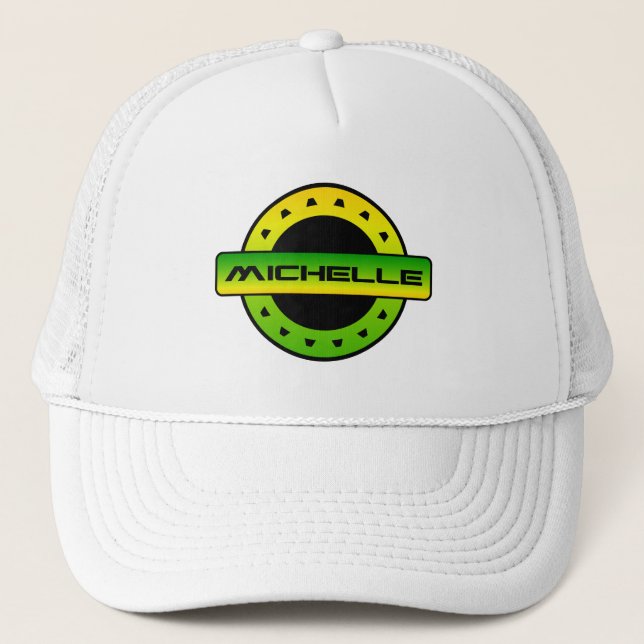 GORRA DE CAMIONERO MICHELLE. MI NOMBRE ES MICHELLE. SAMER BRASIL (Anverso)