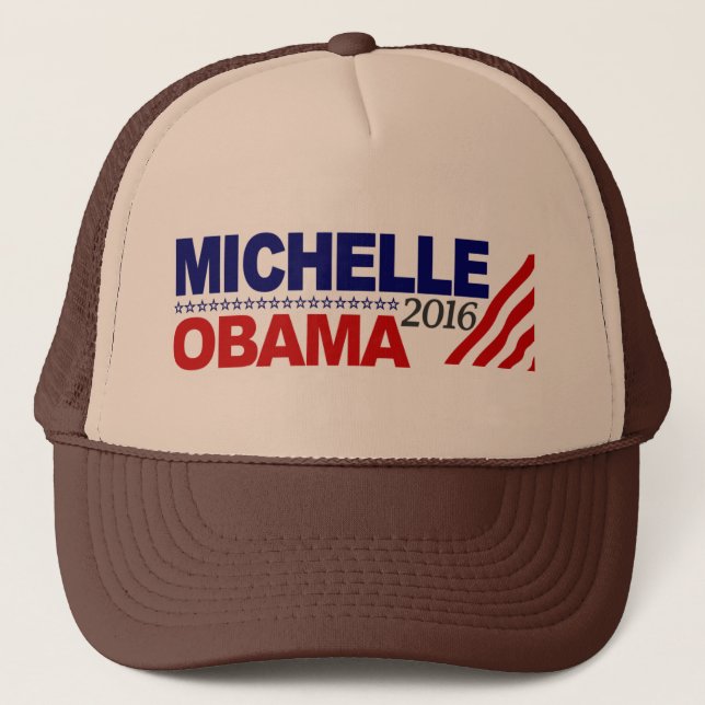 Gorra De Camionero Michelle Obama para el presidente 2016 (Anverso)