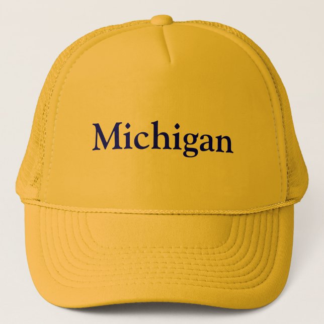 Gorra De Camionero Michigan (Anverso)