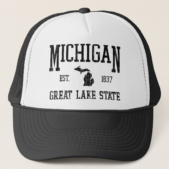 Gorra De Camionero Michigan (Anverso)