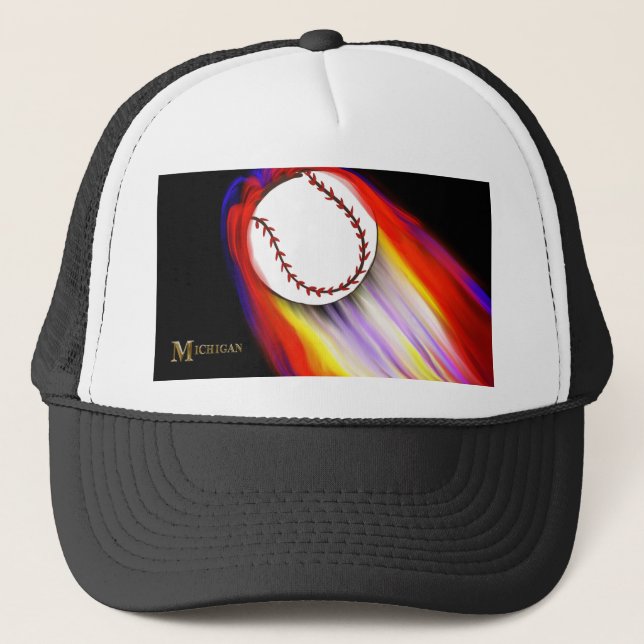 GORRA DE CAMIONERO MICHIGAN BASEBALL (Anverso)