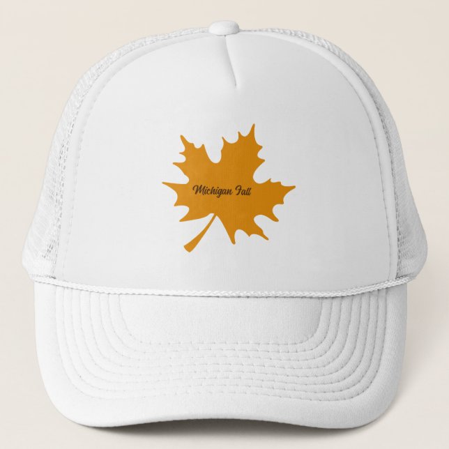 Gorra De Camionero Michigan Fall (Anverso)