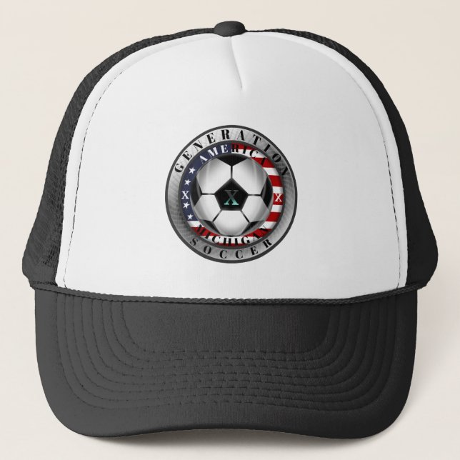 Gorra De Camionero Michigan State Generation X American Soccer (Anverso)