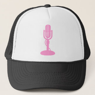 Gorra De Camionero Micrófono - Rosa