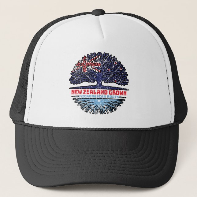 Gorra De Camionero Micronesia Nueva Zelanda Micronesia (Anverso)