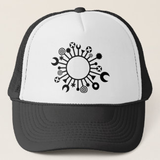 Gorra De Camionero microorganismo - Negro
