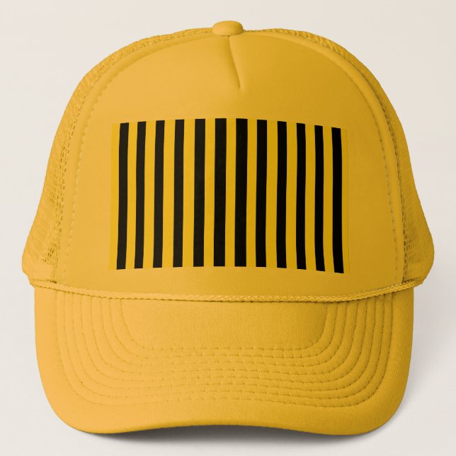 Gorra De Camionero Miel negra (Anverso)