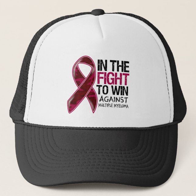 Gorra De Camionero Mieloma Múltiple - Lucha Por Ganar (Anverso)