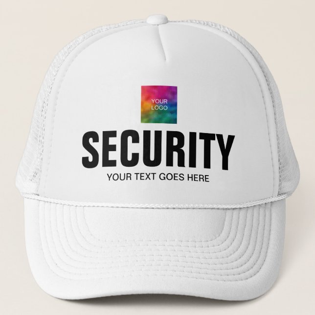 Gorra De Camionero Miembro Del Equipo De Seguridad Del personalizable (Anverso)