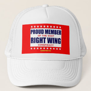 GORRA DE CAMIONERO MIEMBRO ORGULLOSO DE LA VASTA CONSPIRACIÓN DE LA D