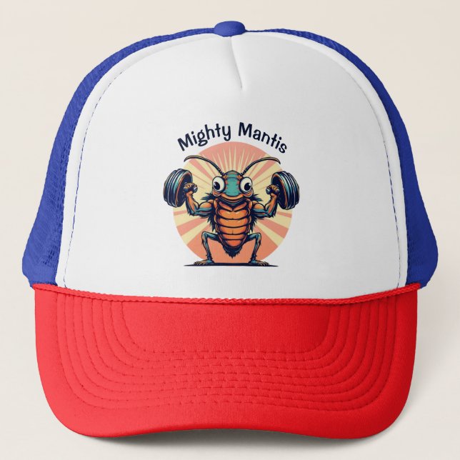 Gorra De Camionero Mighty Mantis (Anverso)