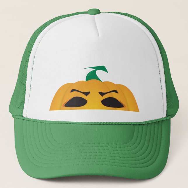 Gorra De Camionero Mighty Pumpkin Stare (Anverso)