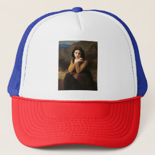 Gorra De Camionero Mignon Innocence of Adolescent Chica, Bouguereau