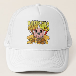 Gorra De Camionero Mikitiez anime popcornking queso caramelo divertid