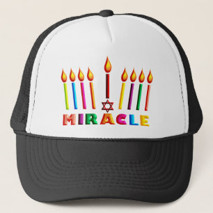 Gorra De Camionero Milagro Hanukkah
