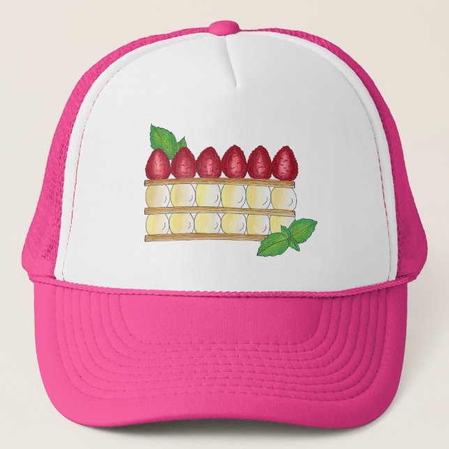 Gorra De Camionero Mille Feuille French Pastry Chef Bakery Patisserie (Anverso)