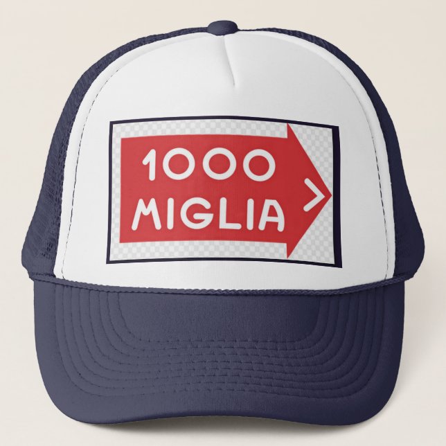Gorra De Camionero Mille Miglia - Racing Design HAT (Anverso)