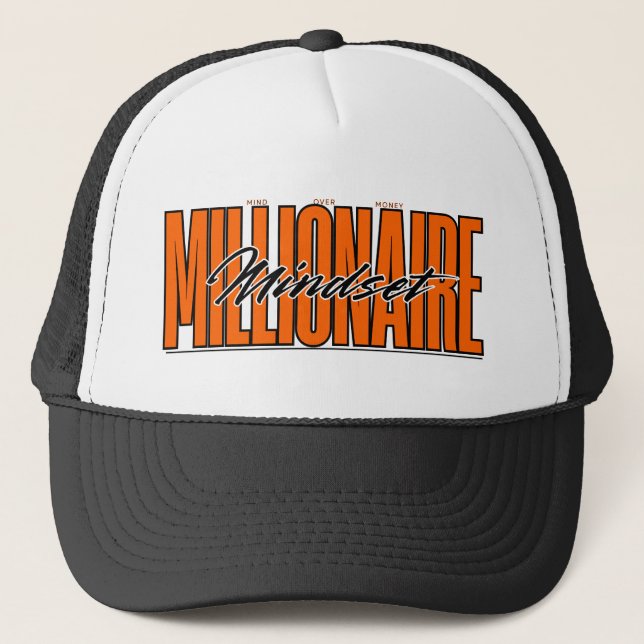 Gorra De Camionero Millionaire Mindset™ Crown the Mindset with Vision (Anverso)
