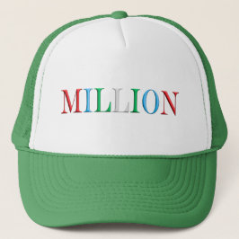 Gorra De Camionero Millón de Elite Aspirando al Millionaire de Lujo