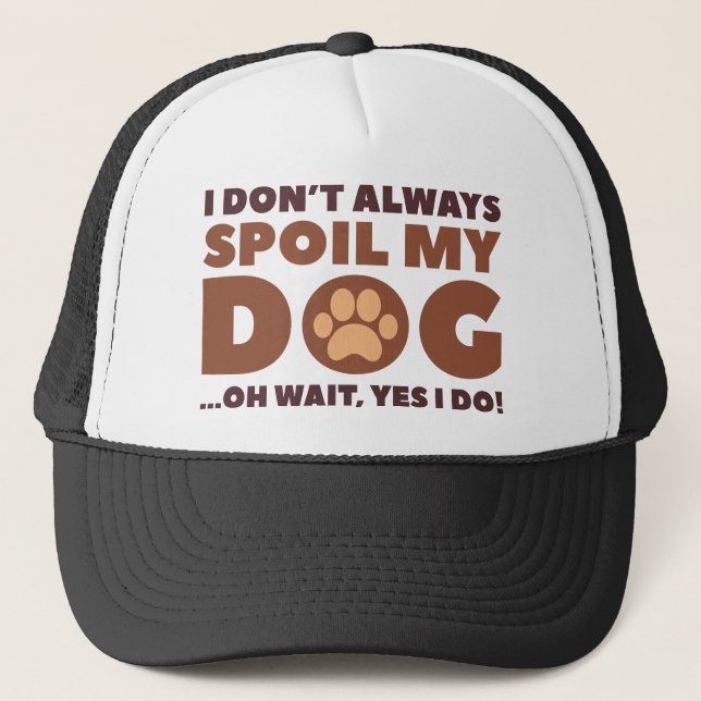 Gorra De Camionero Mimar a mi perro (Anverso)