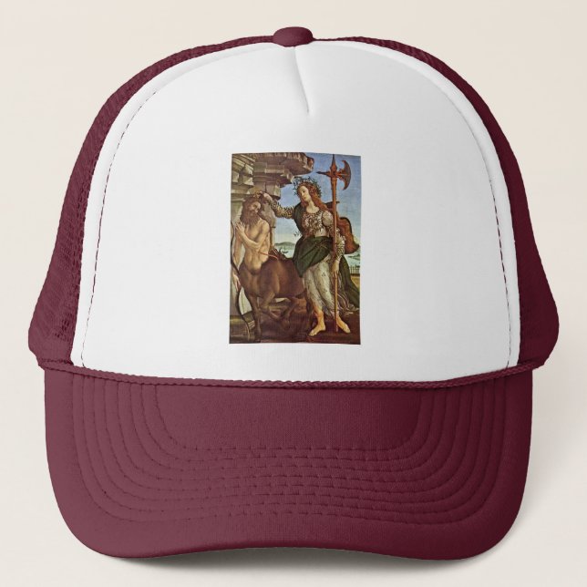 Gorra De Camionero Minerva y el Centaur de Botticelli Sandro (Anverso)