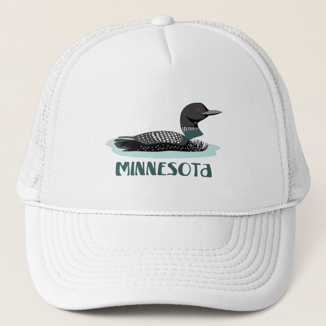 Gorra De Camionero Minesota Loon (Anverso)